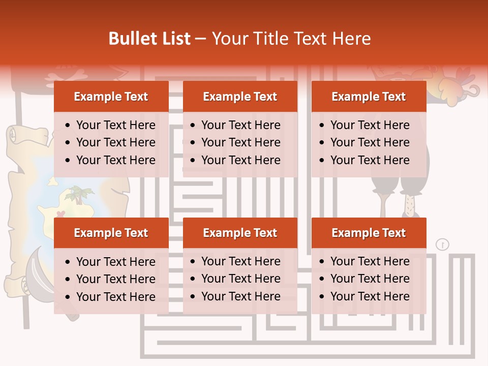 Kid Maze Gun PowerPoint Template