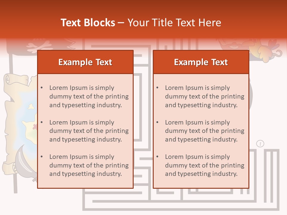 Kid Maze Gun PowerPoint Template