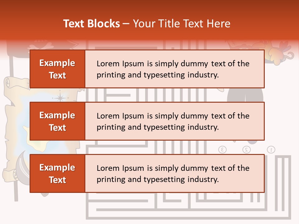 Kid Maze Gun PowerPoint Template