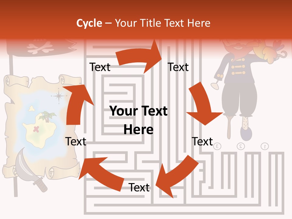 Kid Maze Gun PowerPoint Template
