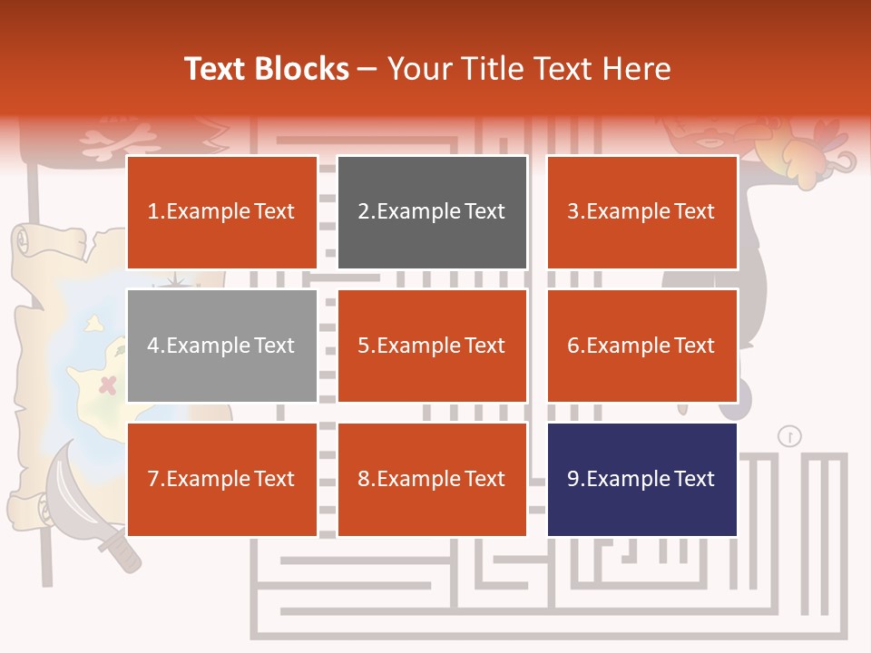 Kid Maze Gun PowerPoint Template