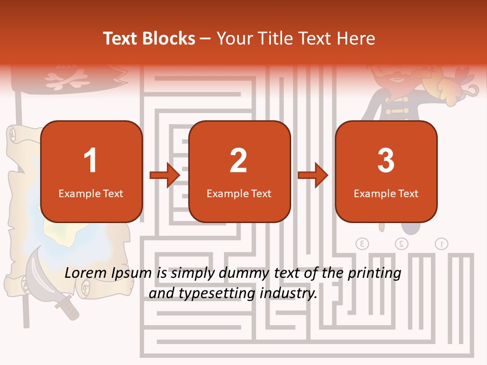 Kid Maze Gun PowerPoint Template