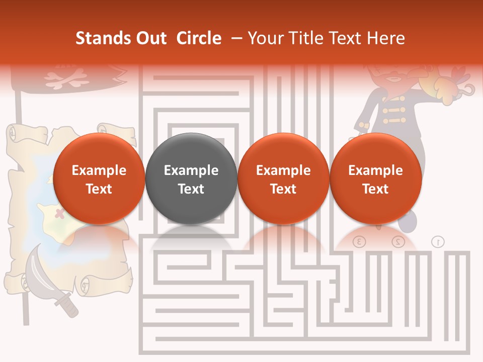 Kid Maze Gun PowerPoint Template