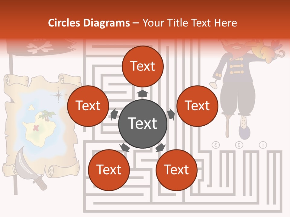 Kid Maze Gun PowerPoint Template