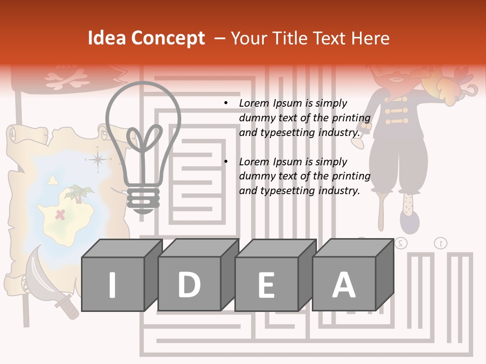 Kid Maze Gun PowerPoint Template