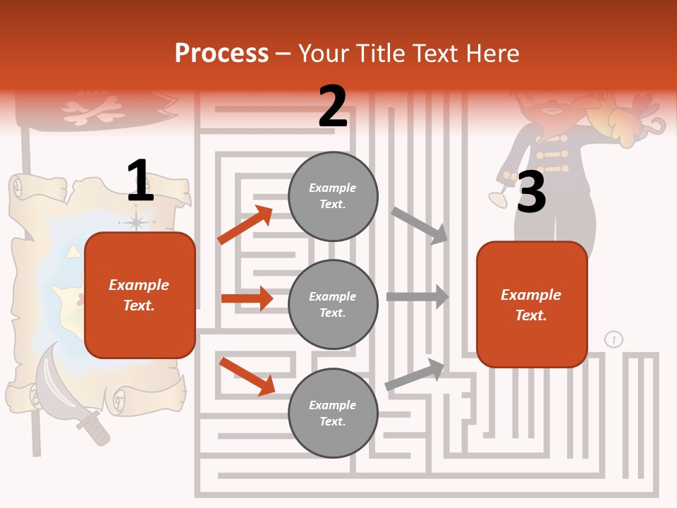 Kid Maze Gun PowerPoint Template
