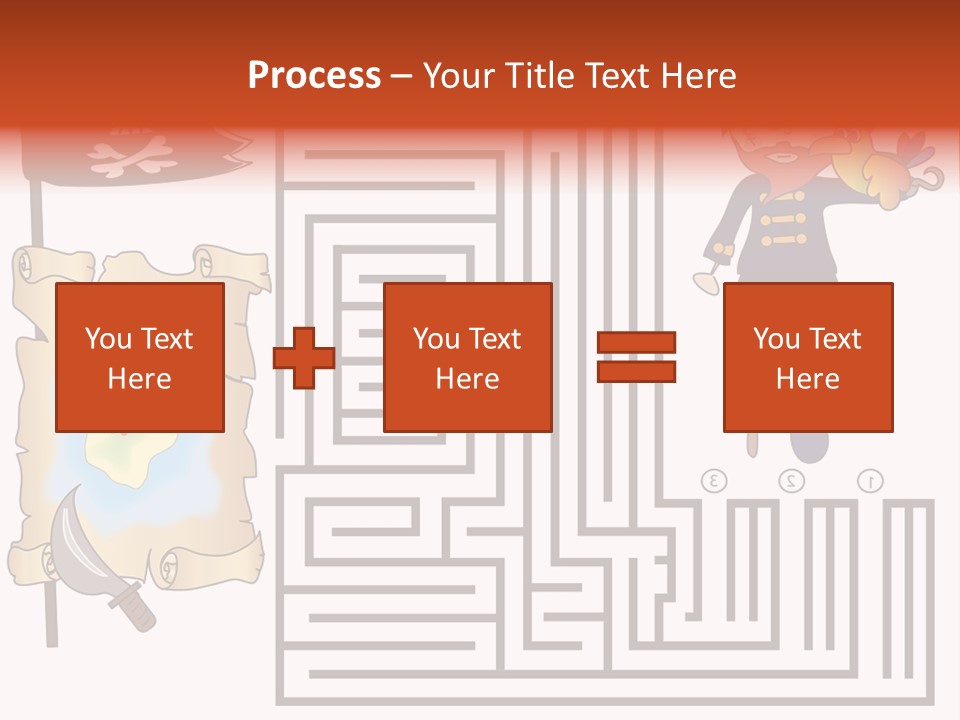Kid Maze Gun PowerPoint Template