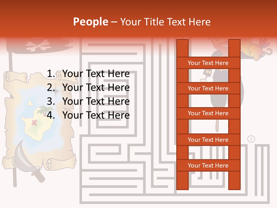 Kid Maze Gun PowerPoint Template