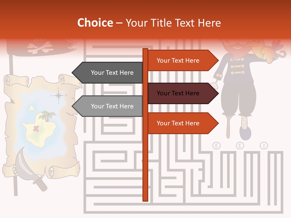 Kid Maze Gun PowerPoint Template