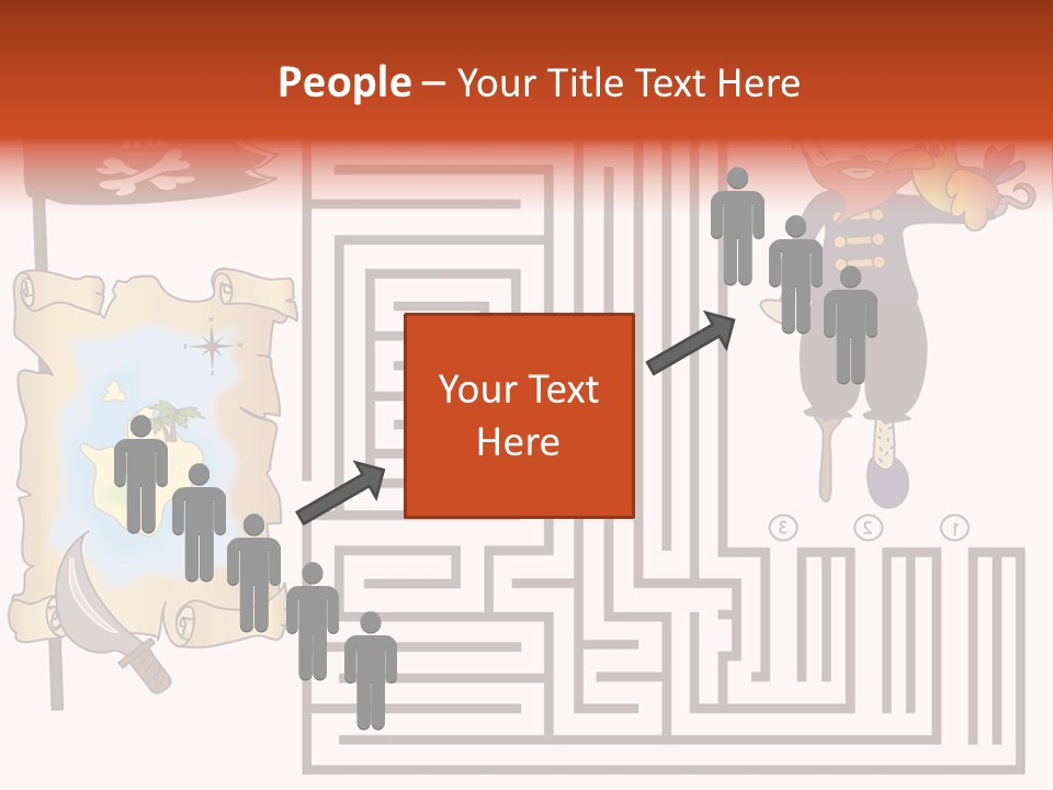 Kid Maze Gun PowerPoint Template