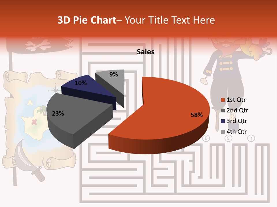 Kid Maze Gun PowerPoint Template
