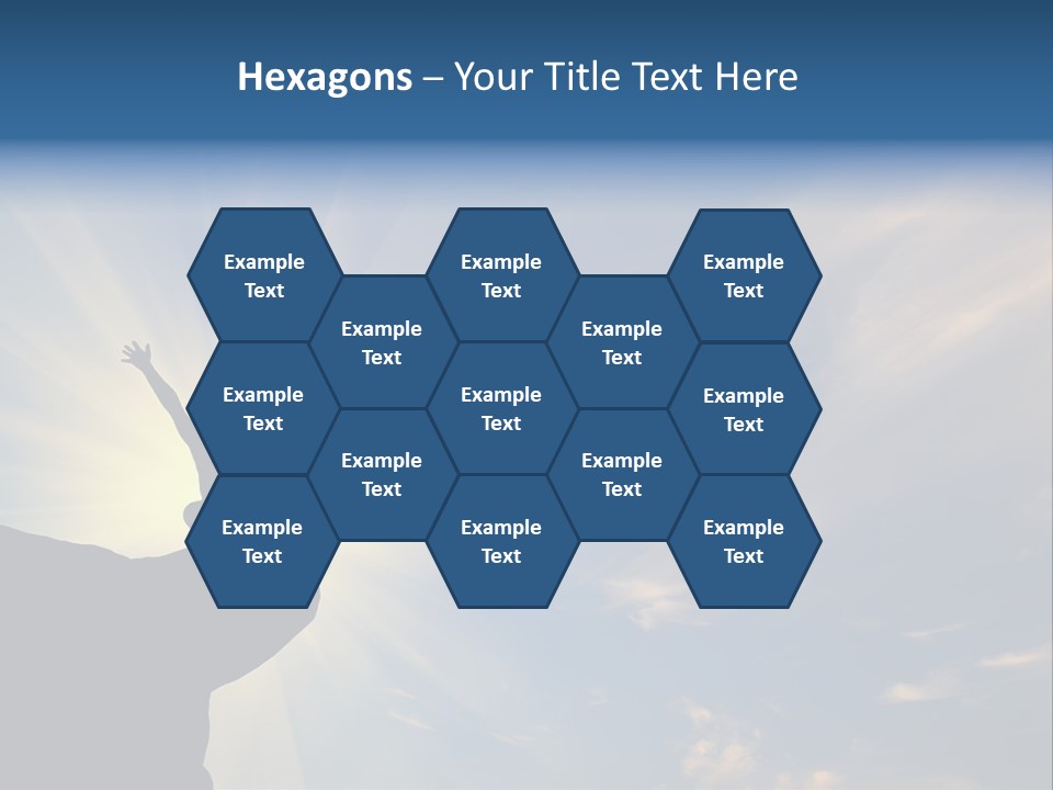 Climber Outdoor Sun PowerPoint Template