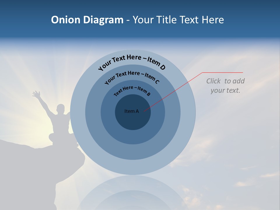 Climber Outdoor Sun PowerPoint Template