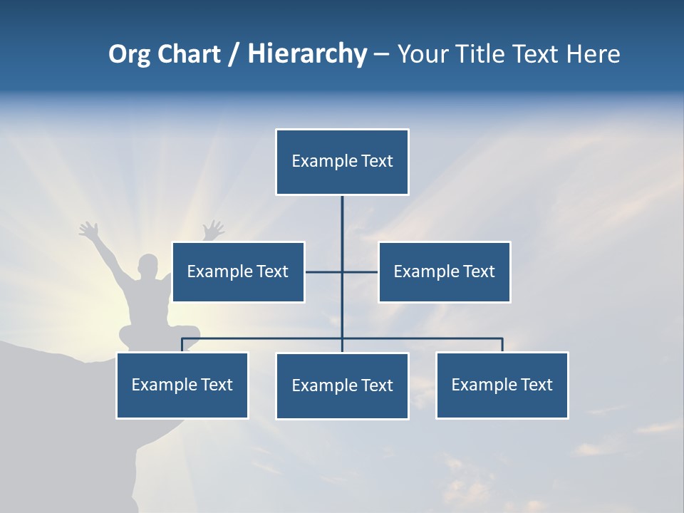 Climber Outdoor Sun PowerPoint Template
