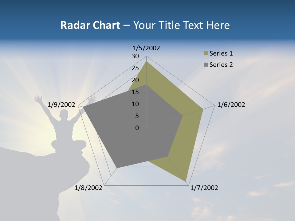 Climber Outdoor Sun PowerPoint Template