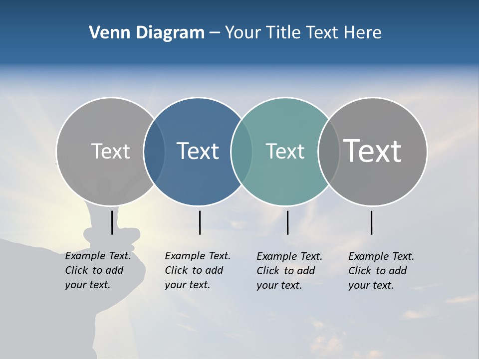 Climber Outdoor Sun PowerPoint Template
