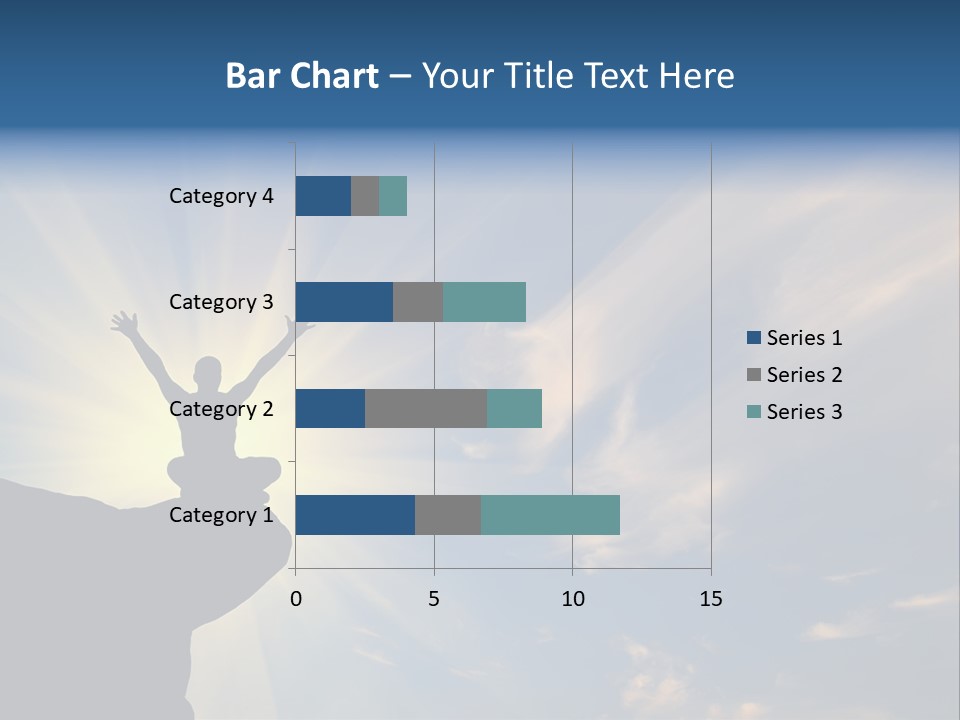 Climber Outdoor Sun PowerPoint Template