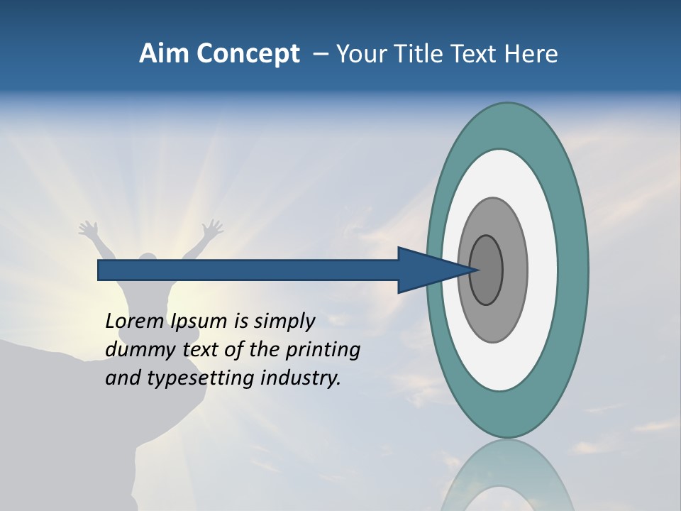 Climber Outdoor Sun PowerPoint Template