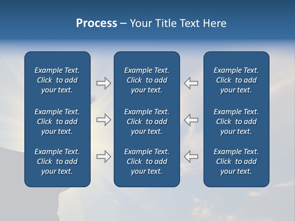 Climber Outdoor Sun PowerPoint Template