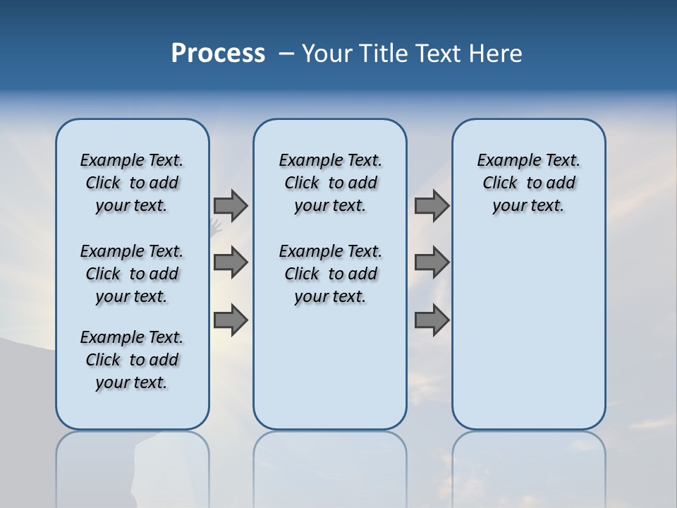Climber Outdoor Sun PowerPoint Template