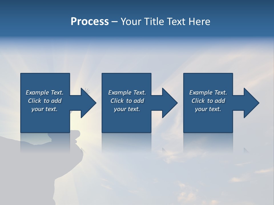 Climber Outdoor Sun PowerPoint Template