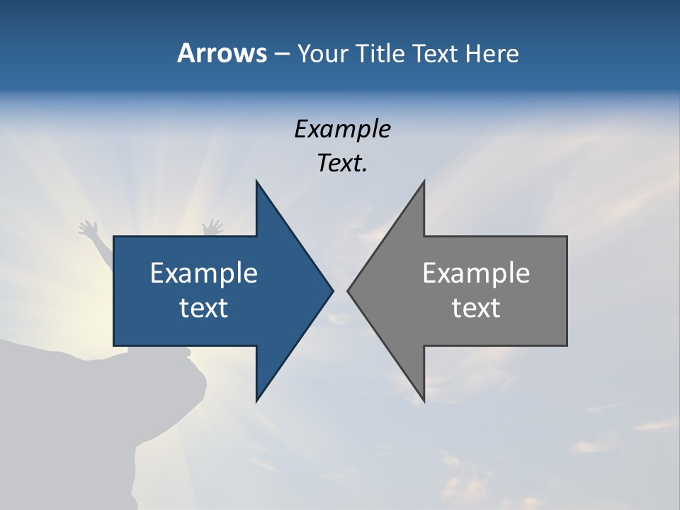 Climber Outdoor Sun PowerPoint Template