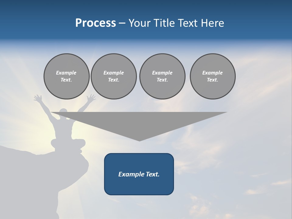 Climber Outdoor Sun PowerPoint Template