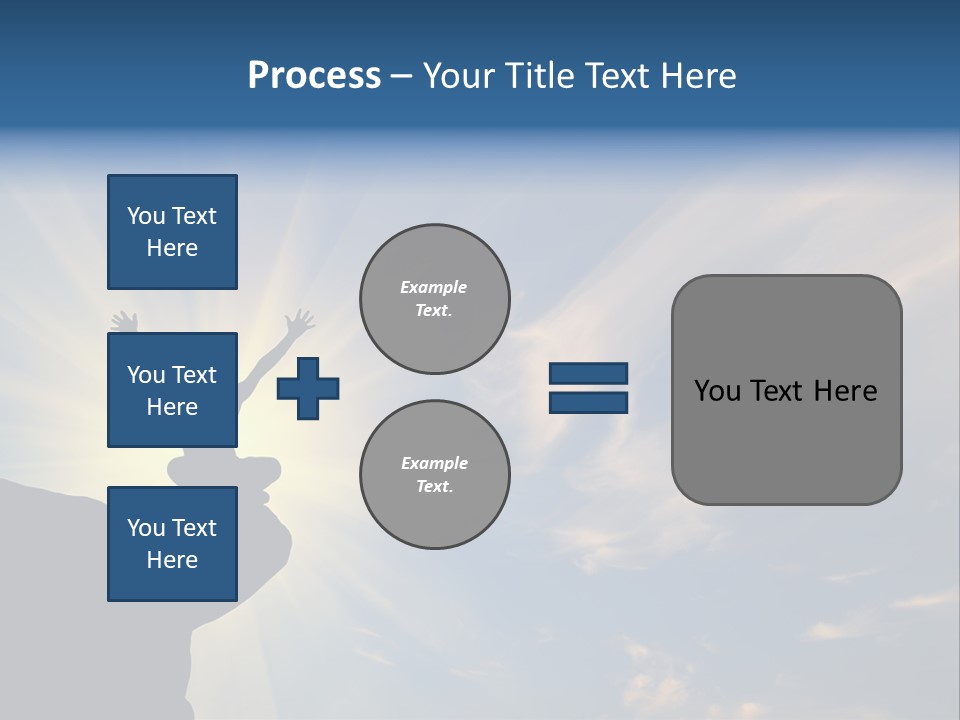Climber Outdoor Sun PowerPoint Template