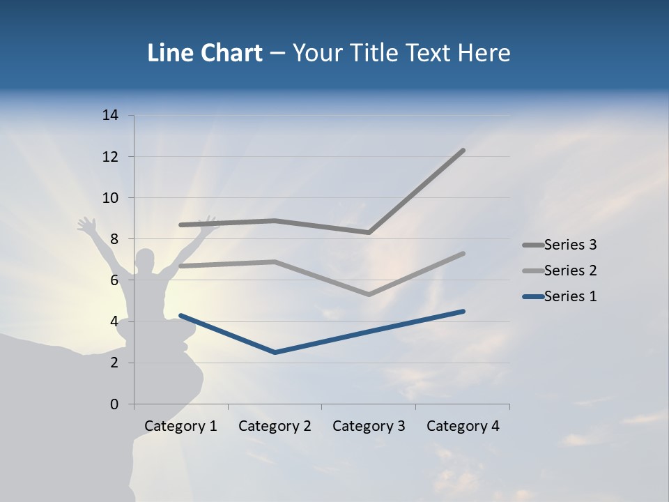 Climber Outdoor Sun PowerPoint Template