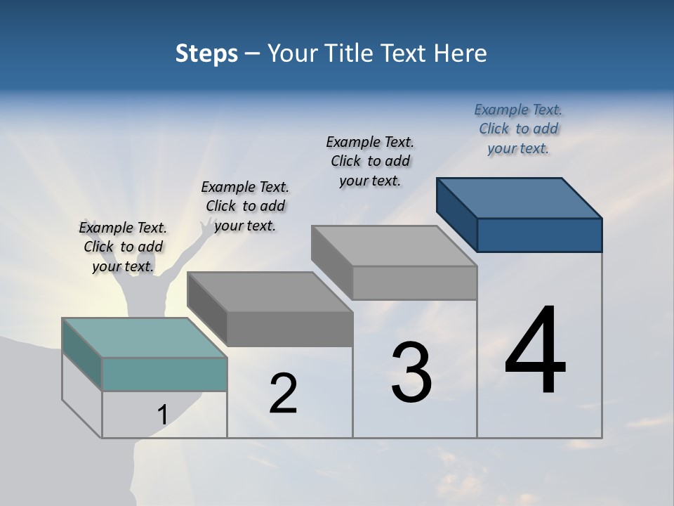 Climber Outdoor Sun PowerPoint Template