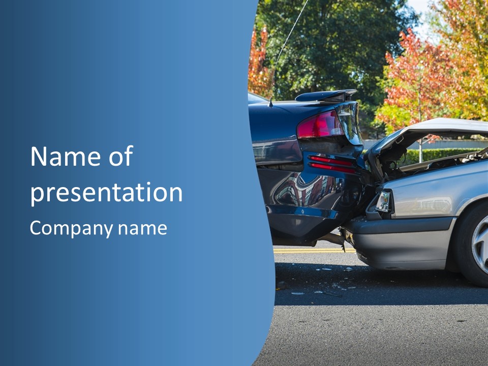 Rear Bender Auto PowerPoint Template