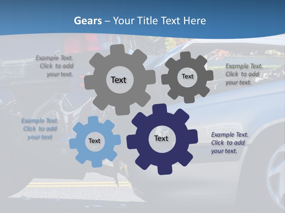 Rear Bender Auto PowerPoint Template