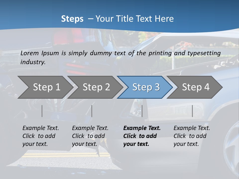 Rear Bender Auto PowerPoint Template
