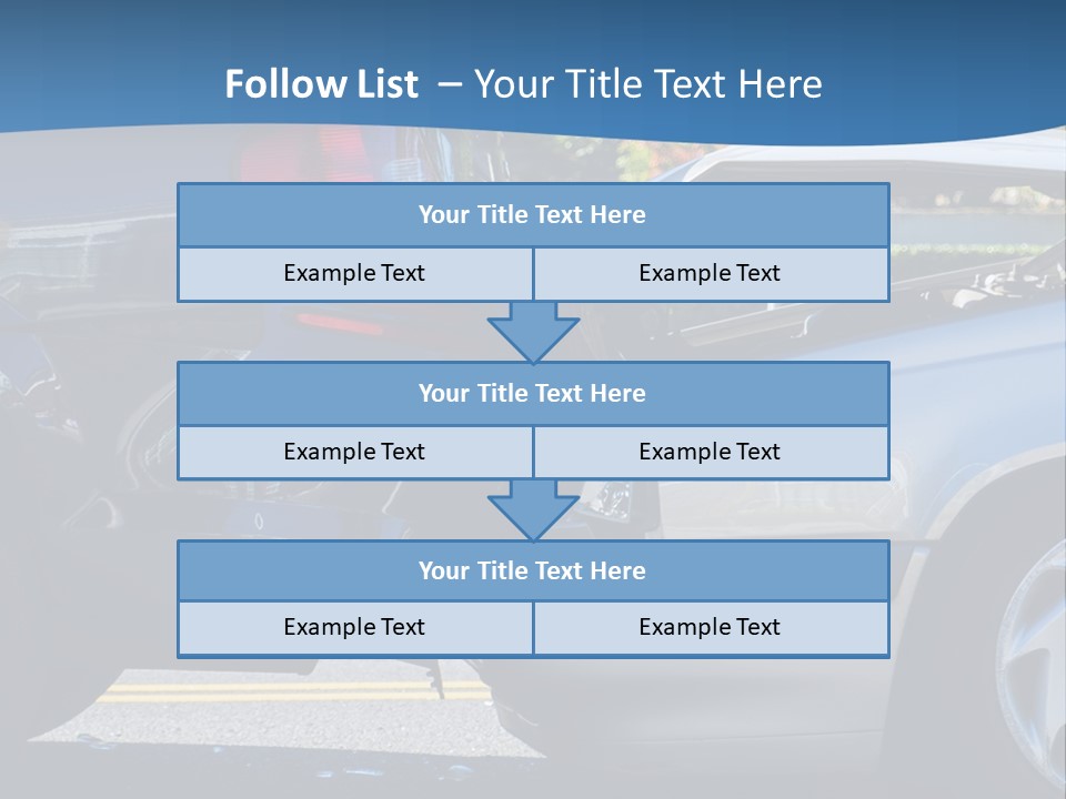Rear Bender Auto PowerPoint Template
