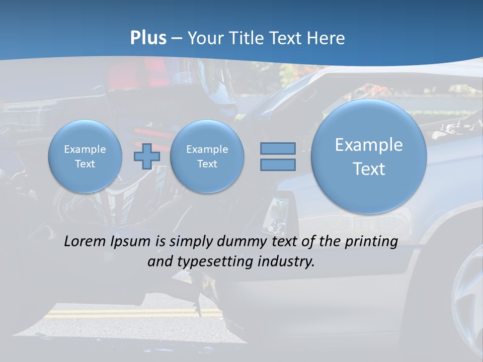 Rear Bender Auto PowerPoint Template