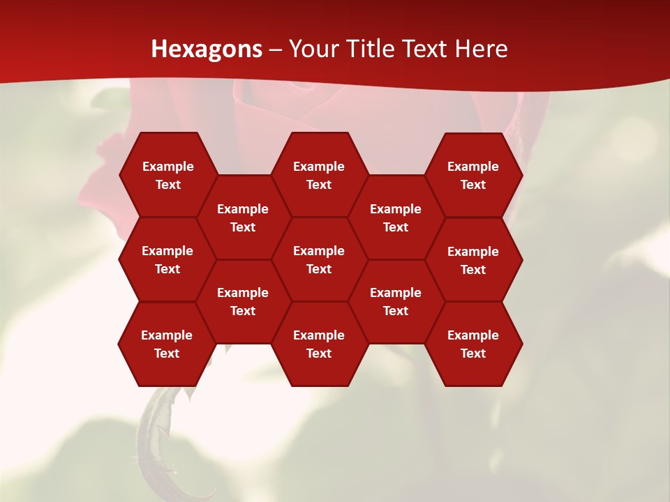 Plant Leaf Rose PowerPoint Template