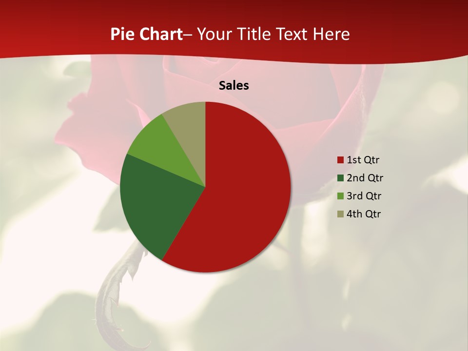 Plant Leaf Rose PowerPoint Template