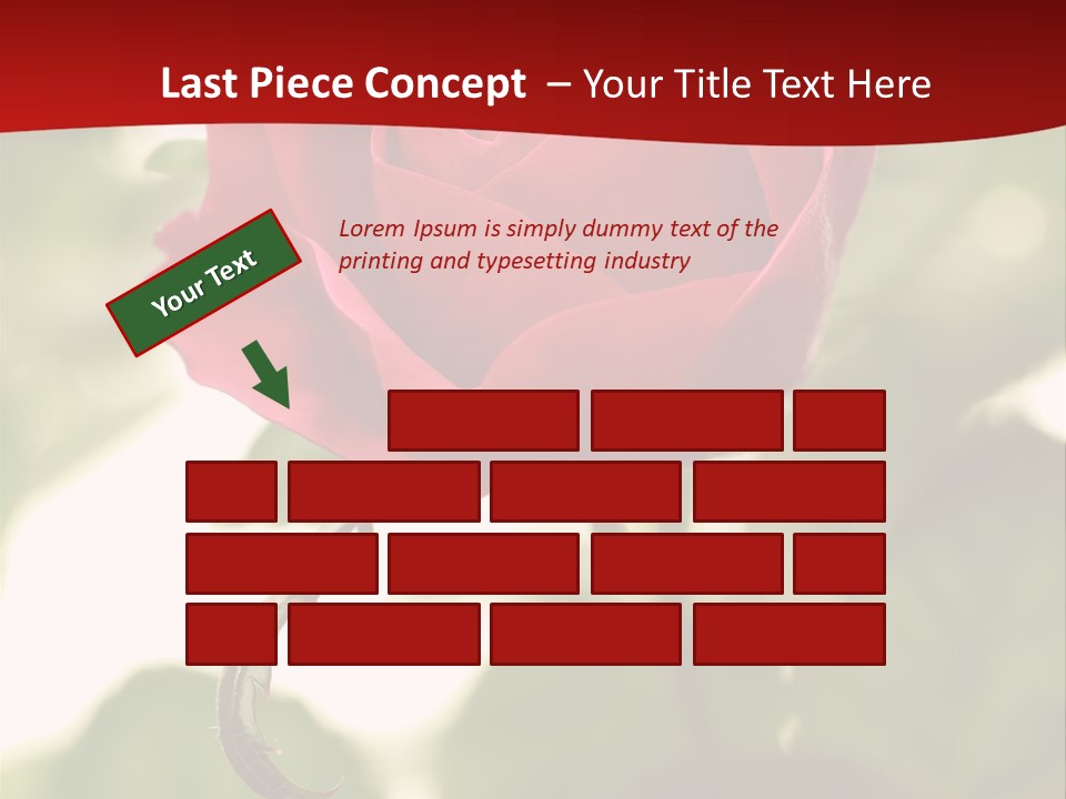 Plant Leaf Rose PowerPoint Template