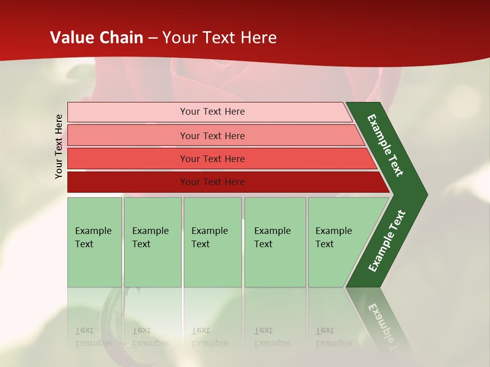Plant Leaf Rose PowerPoint Template