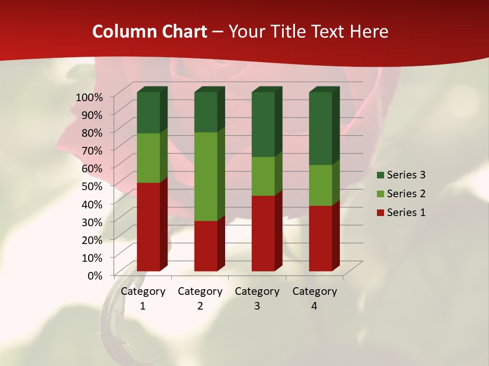 Plant Leaf Rose PowerPoint Template