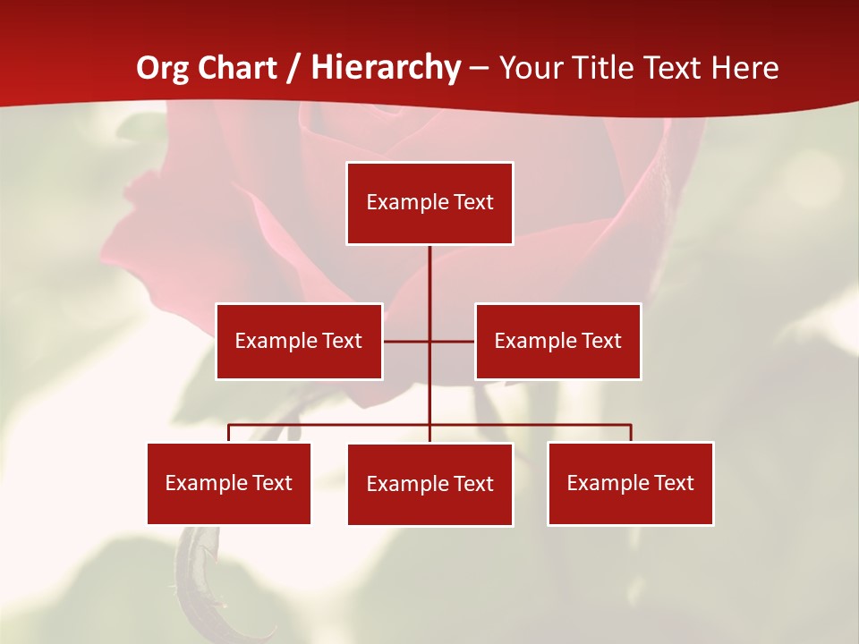 Plant Leaf Rose PowerPoint Template