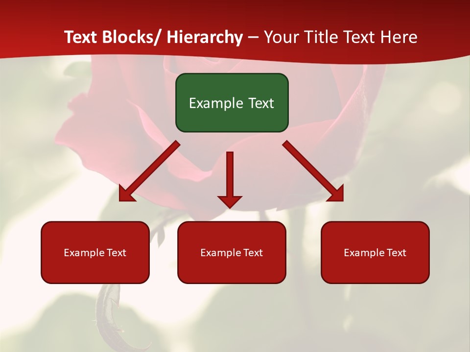 Plant Leaf Rose PowerPoint Template