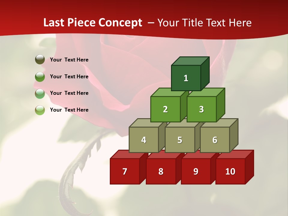 Plant Leaf Rose PowerPoint Template