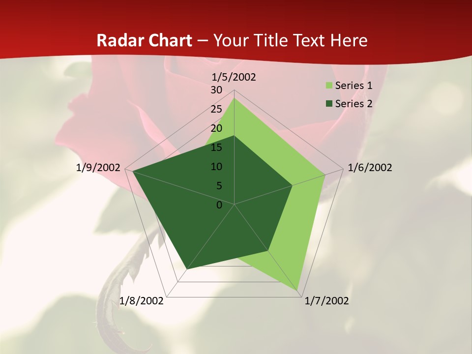 Plant Leaf Rose PowerPoint Template