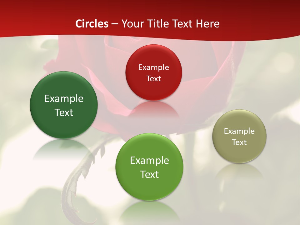 Plant Leaf Rose PowerPoint Template