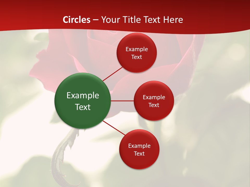 Plant Leaf Rose PowerPoint Template