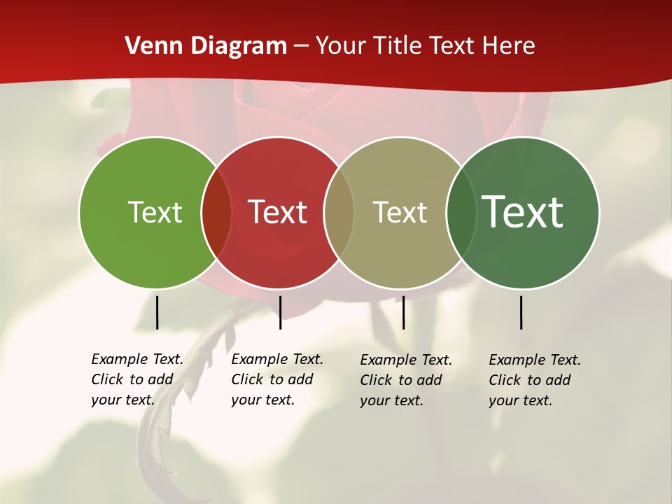 Plant Leaf Rose PowerPoint Template