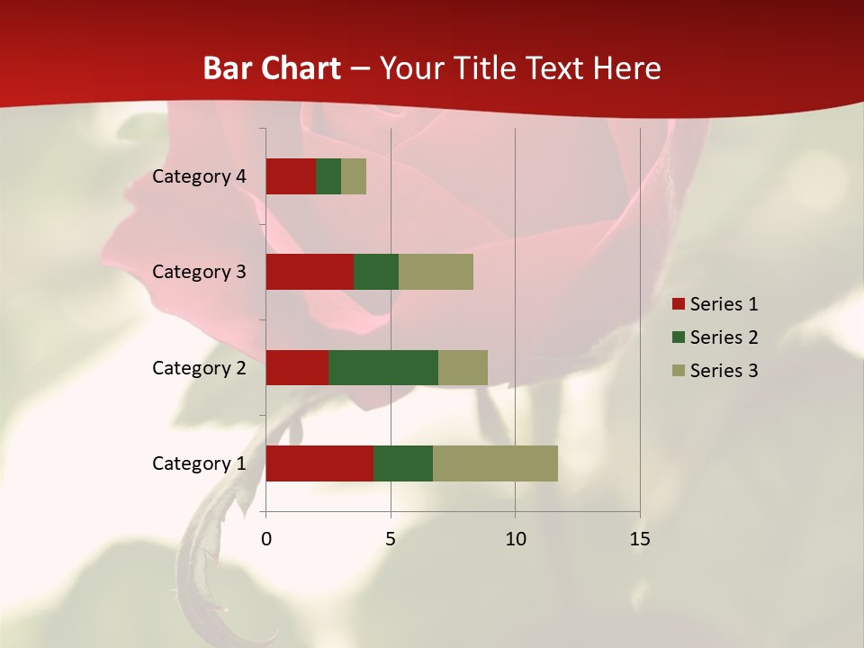 Plant Leaf Rose PowerPoint Template