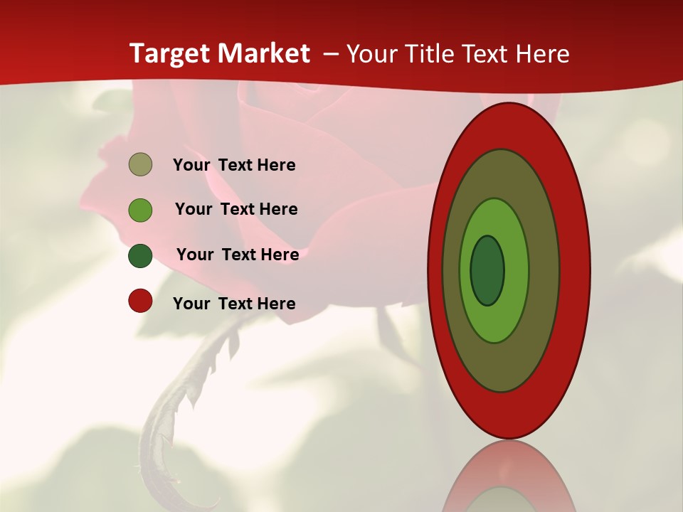 Plant Leaf Rose PowerPoint Template