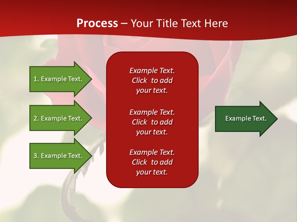 Plant Leaf Rose PowerPoint Template